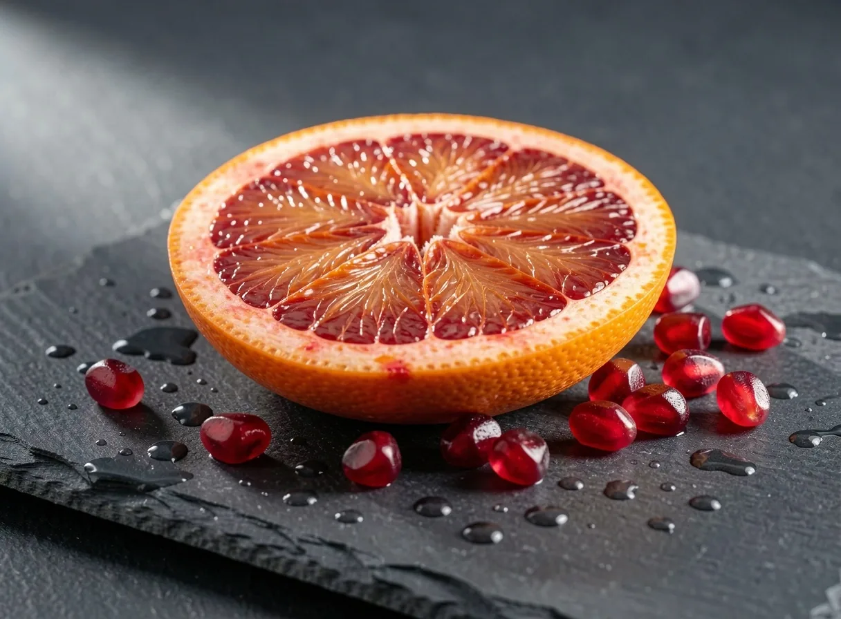 Fruta fresca de temporada que representa una nutrición vibrante